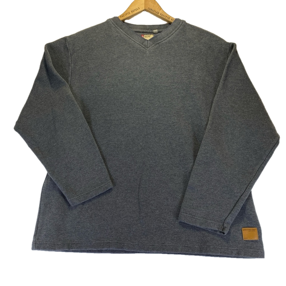 levi's red tab sweater gray mens size XL